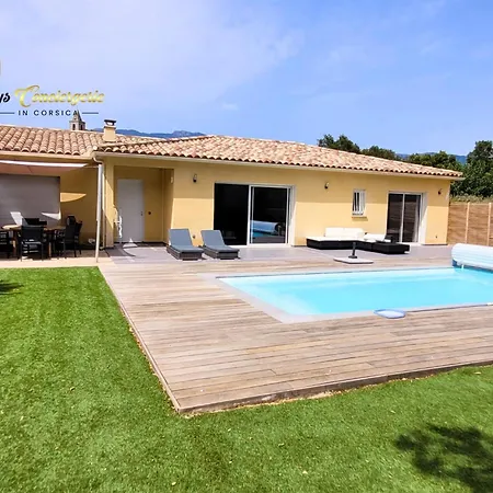 6 Pers Piscine Chauffee Campagne Vecchio 펜션