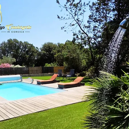 6 Pers Piscine Chauffee Campagne Vecchio 펜션 *